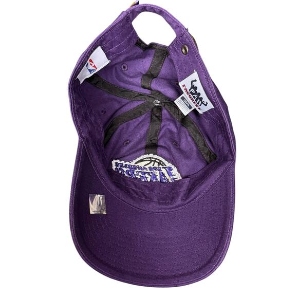 Los Angeles LA Lakers NBA Basketball Purple Strapback Fan Favorite Hat Cap OS - Picture 7 of 8